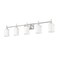 Z-Lite Cadoc 5 Light Vanity, 40.5in. W x 9in. H, Brushed Nickel 622-5V-BN - alternate 7